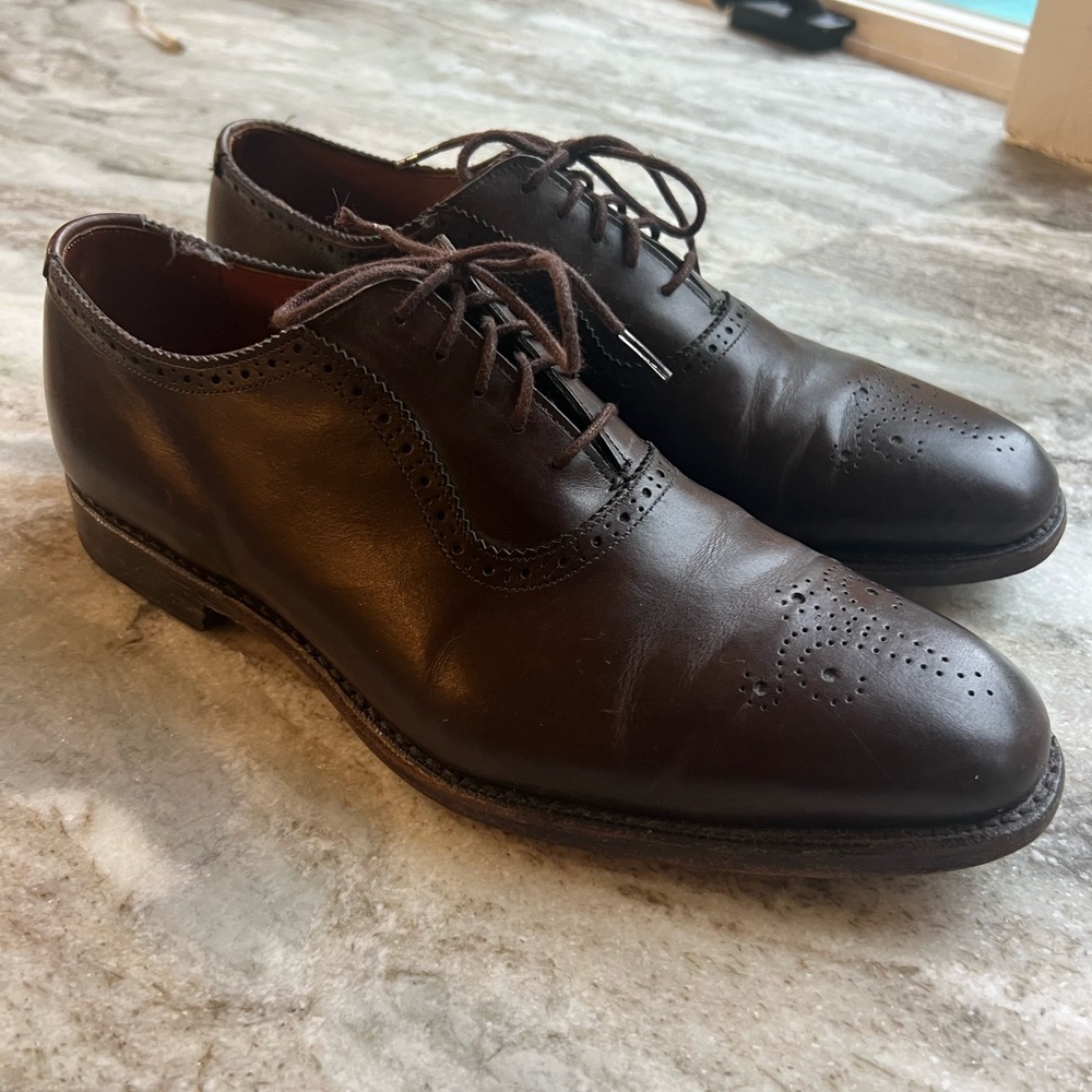 Allen Edmonds Brown Oxford Dress Shoes